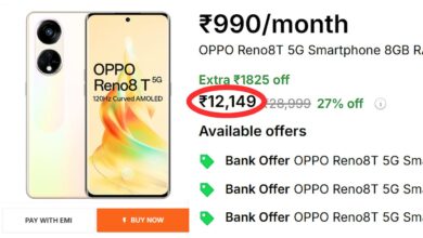 OPPO Reno8T 5G Smartphone 8GB RAM