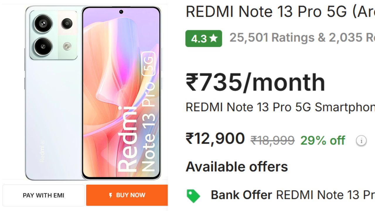 REDMI Note 13 Pro 5G Smartphone 200MP Camera and 12GB RAM